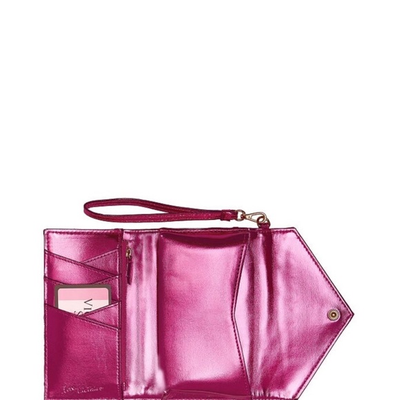 NWT Victoria’s Secret Fuchsia Wallet / Wristlet - Picture 11 of 14